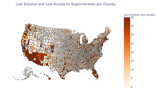 Poverty and Food Deserts in the U.S.A.