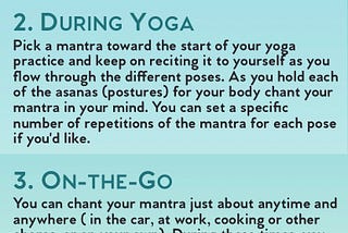 When to Chant Your Mala Mantra