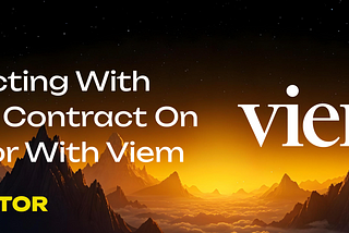 Interacting with a Smart Contract on Creator L2 with Viem
