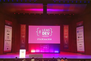 Go to the Lead Developer conference