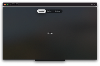 Building a Tab Bar in tvOS