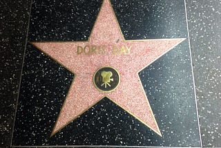 Dori Day Hollywood Star on the Hollywood Walk of Fame, Beverly Hills California.