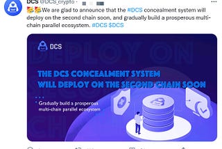 The Second Wave of BSC Privacy Protection Unicorn-the Layout of DCS