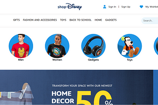 Cloning Shop Disney Sites