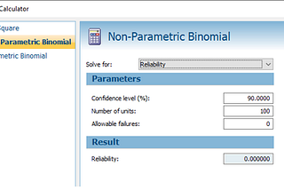 How to leverage Non-Parametric Binomial Test using Test Planning Calculator feature in Windchill…