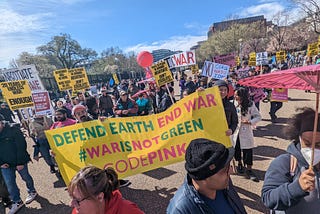 Protesters: Biden, Ceasefire now!
Thousands Converge on DC to Stop US-Russia Proxy War in Ukraine