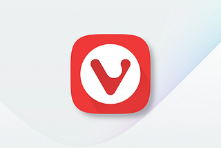 The Vivaldi logo overlays the Vivaldi Aurora wallpaper.