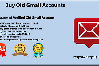 Research And Choose A Trusted Seller for Old Gmail Accounts