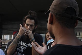 A presença das batalhas de rap no centro de Porto Alegre