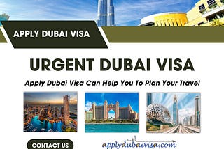 Get an Urgent Dubai Visa Quickly and Easily!