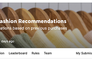 Silver Medal Solution on Kaggle H&M Personalized Fashion Recommendations