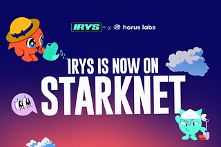 IRYS is Now on Starknet: Unlocking Interactive, Programmable Data!