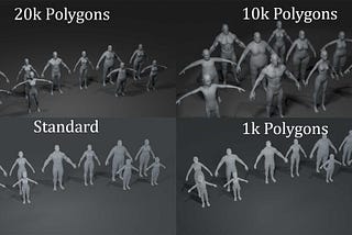 Human Body Base Mesh Collection — 40 Human Body Base Mesh 3D Models