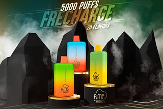 The Future of Disposables Arrives with Fume Recharge 5000