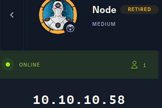 HackTheBox — NODE writeup