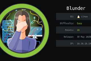 HackTheBox — Blunder