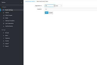 Dynamic Client Registration in Keycloak