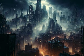 chaotic world of Arkham City