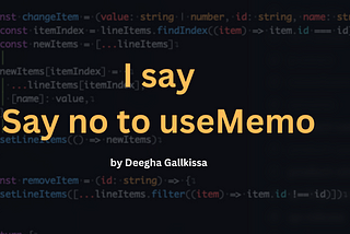 React js useMemo, should you use it ?