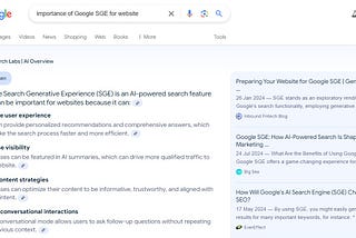 Best Google SGE Optimization Services
