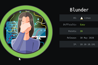 HackTheBox — Blunder Walkthrough