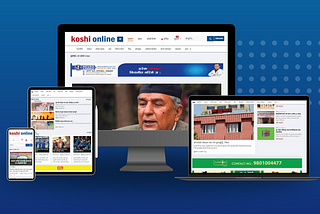 Case study: UX & UI redesign of Nepali news portal- Koshionline (Web)