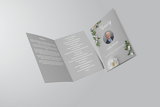 PROGRAM TEMPLATE FOR FUNERAL