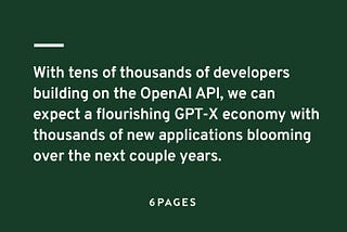 The growing GPT-X economy