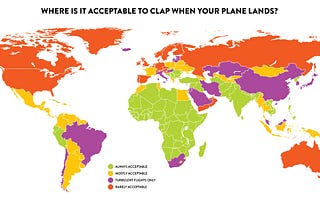 When (or where) is it okay to clap when your plane lands?