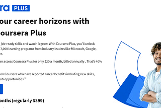 Level up your Tech skills with Coursera Plus 40% OFF