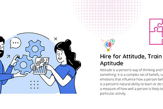How to Hire for Attitude and Train for Aptitude