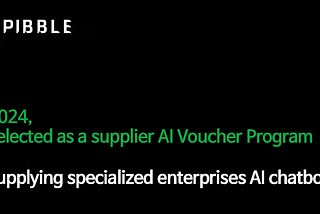 CARAMELBAY, sns PIBBLE develop and operator, selected as a supplier in the 2024 AI Voucher Support…