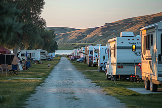 rv park and trailors