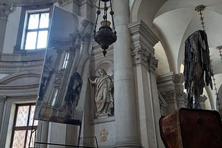 Berlinde De Bruyckere ,  City of Refuge III en San Giorgio Maggiore.