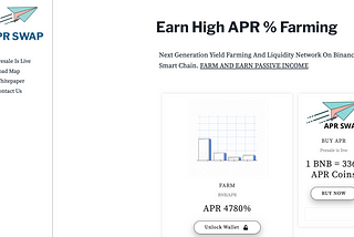 Apr Swap Presale Is Live Build On Binance Smart Chain