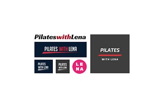 Logo options Pilates with Lena