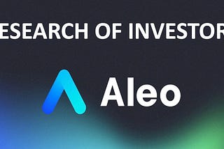 Aleo: Research of investors and investment rounds