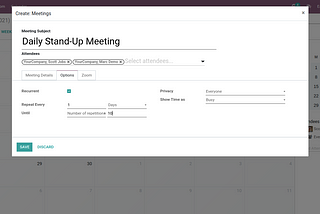 Manage your meetings in the most simplified way.