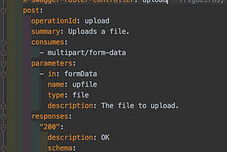 Adding FileUploads to Swagger based API, simple example in Node.JS/Express.JS