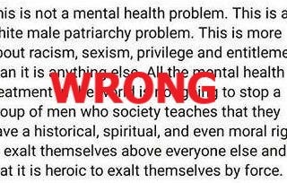 Mass Shootings ARE a Mental Health Problem