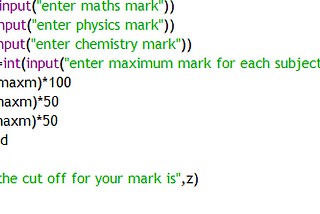 Cutoff calculator