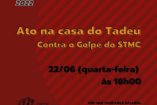 Campanha Salarial: categoria reage a mais um golpe do sindicato.