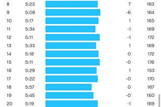 The 20 miler story