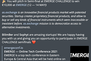 EMERGE CHALLENGE Semi-Finals