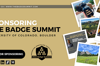 Sponsoring the Badge Summit!
