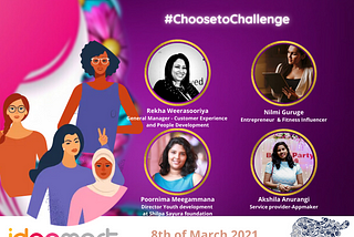 #ChoosetoChallenge panel discussion organized by Ideamart for Women