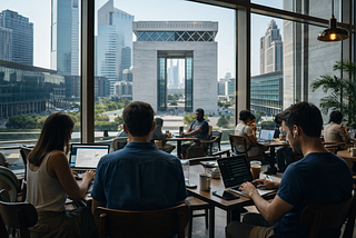Why Do Digital Nomads Prefer Cafés to Lobbies, Co-Working Spaces, and Beach Loungers?