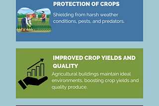 computer generated graphic of Benefits of Agricultural Buildings