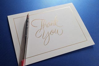 The Unexpected Thank You!