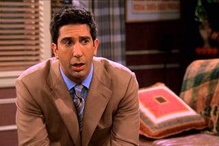 Ross Geller: King Of Nonverbal Communication